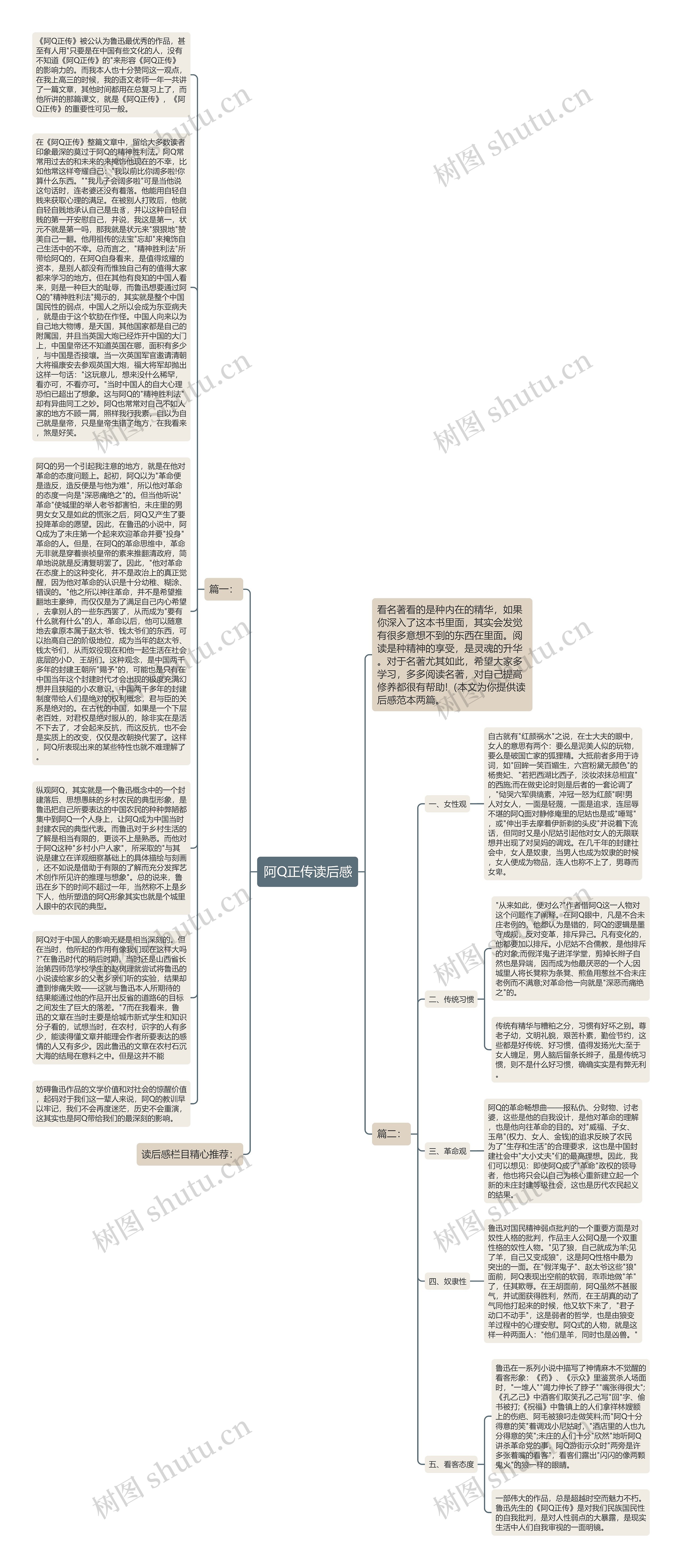 阿Q正传读后感