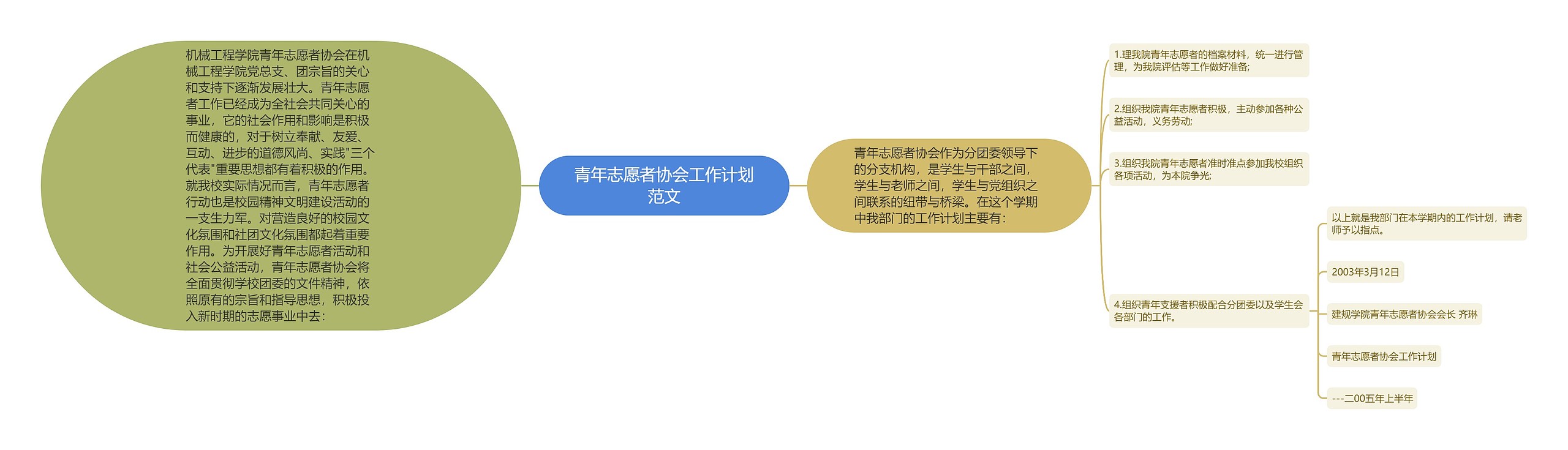 青年志愿者协会工作计划范文