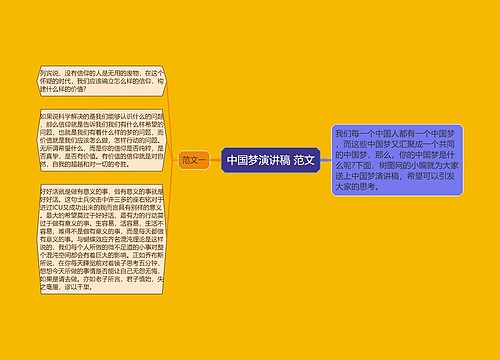 中国梦演讲稿 范文