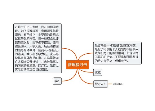 管理检讨书