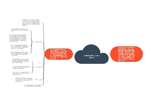 公司财务经理个人工作计划2020