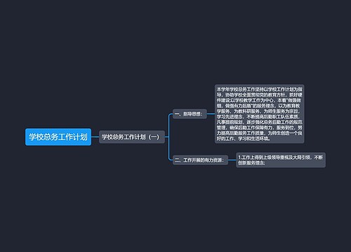 学校总务工作计划