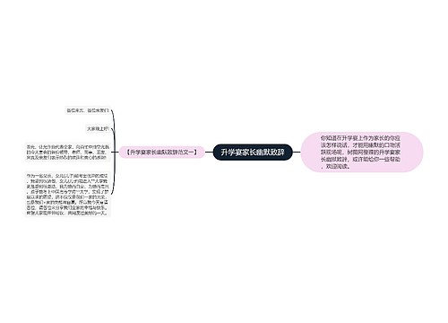 升学宴家长幽默致辞