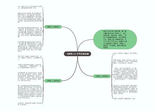 《稻草人》中学生读后感