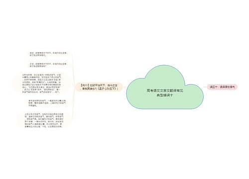 高考语文文言文翻译常见典型错误十