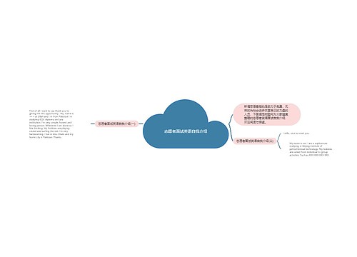 志愿者面试英语自我介绍