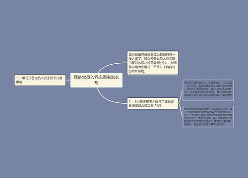 预备党员入党志愿书怎么写