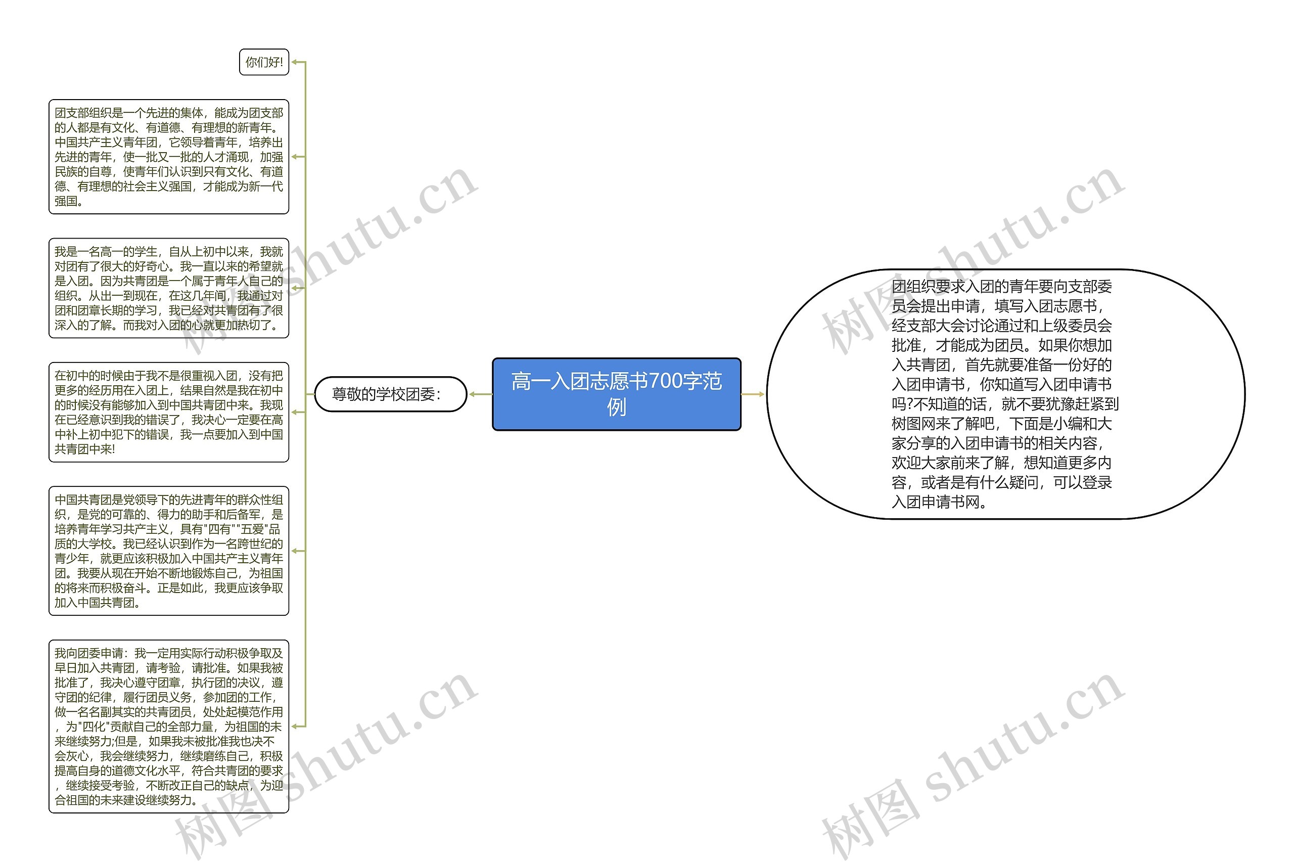 高一入团志愿书700字范例