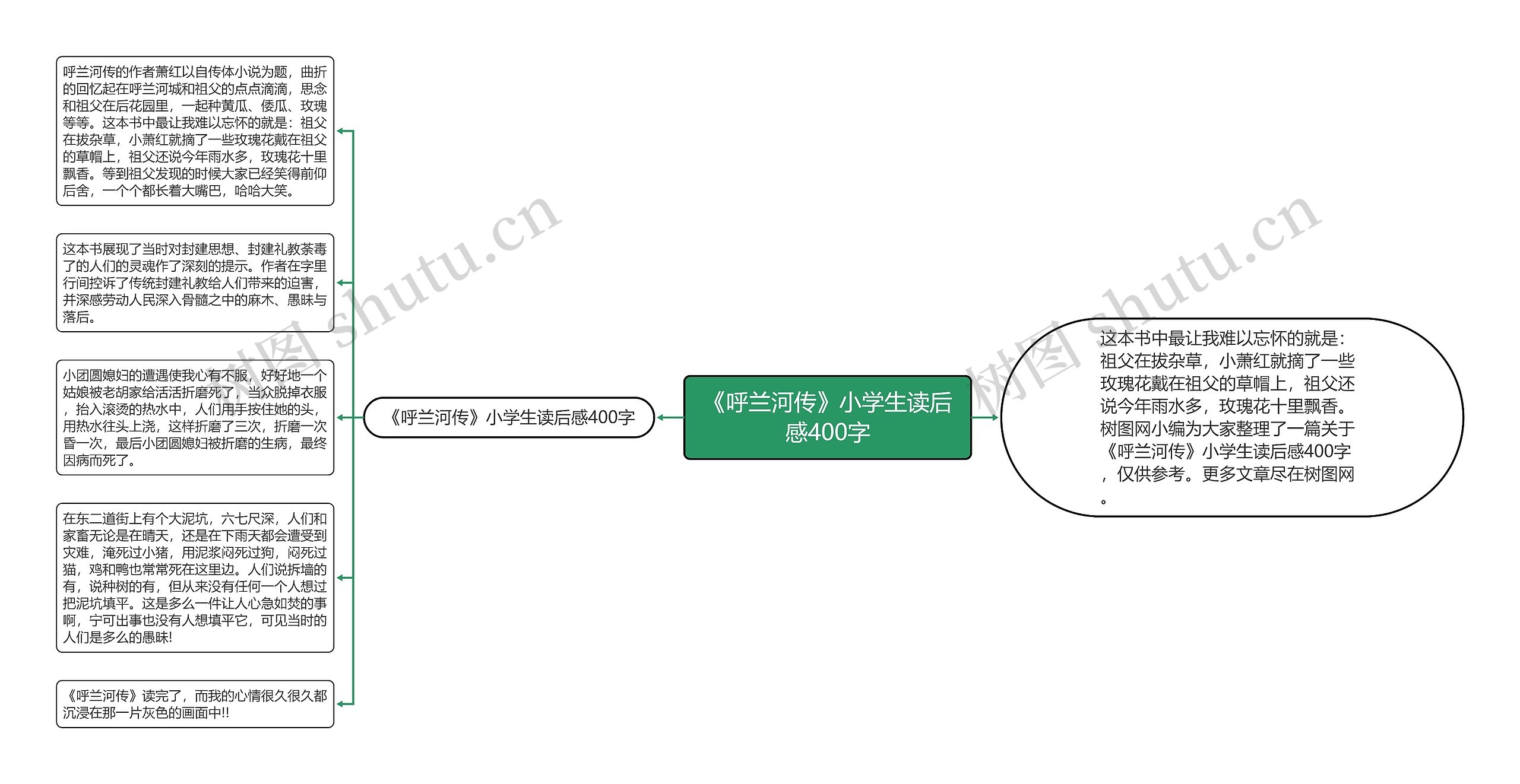 《呼兰河传》小学生读后感400字