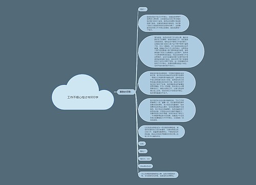 工作不细心检讨书900字