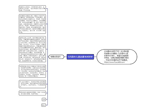 5月高中入团志愿书400字