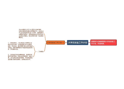 大学实验室工作计划