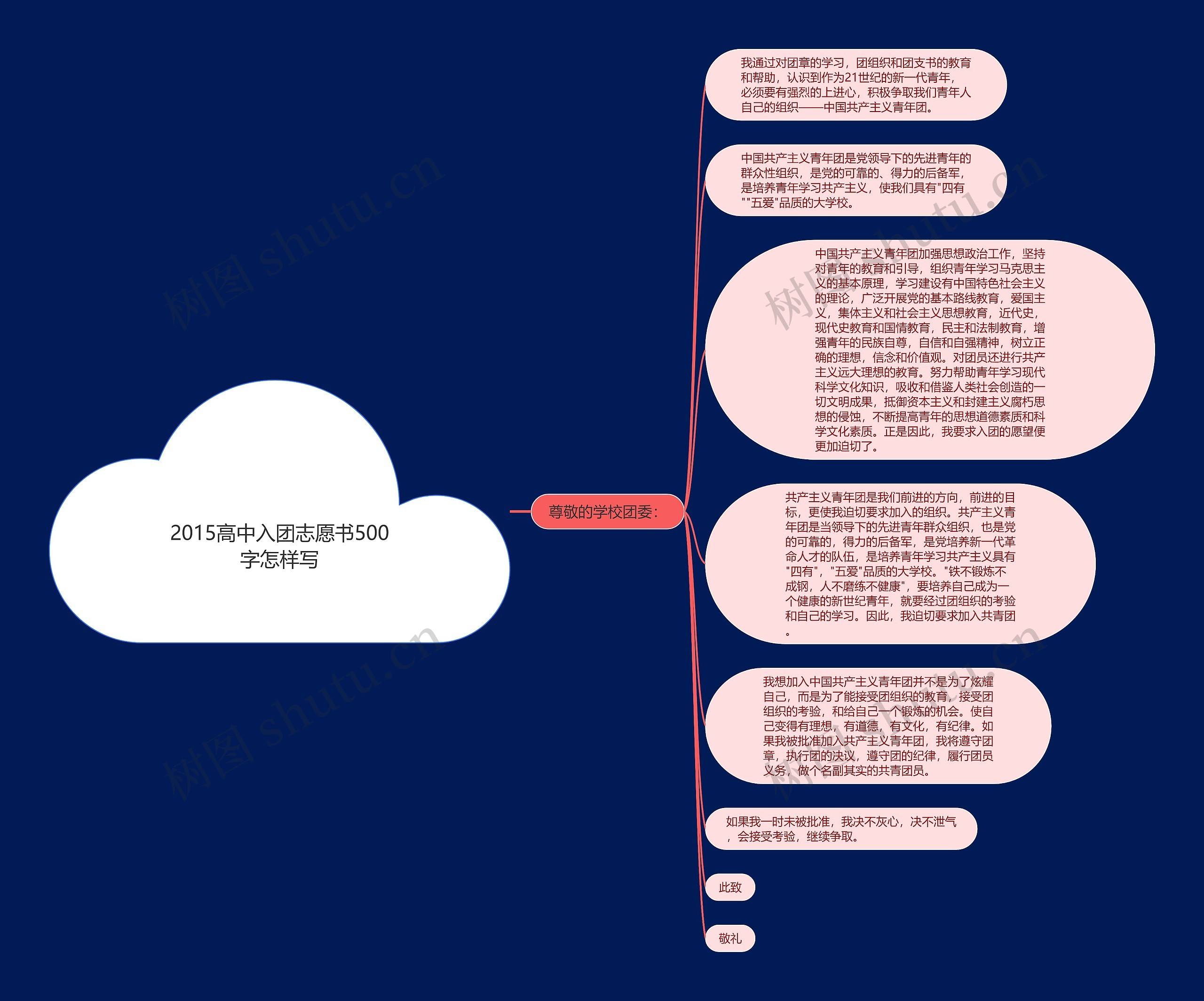 2015高中入团志愿书500字怎样写