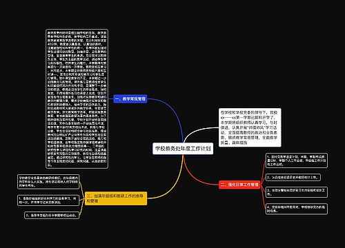 学校教务处年度工作计划