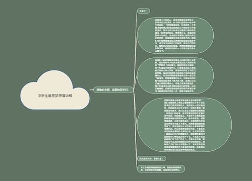 中学生追寻梦想演讲稿