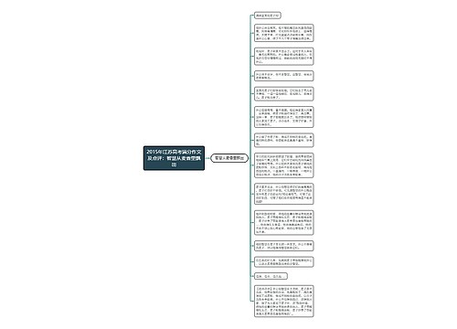 2015年江苏高考满分作文及点评：智慧从麦香里飘出