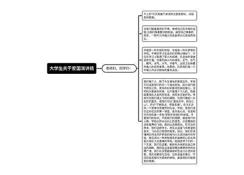 大学生关于爱国演讲稿