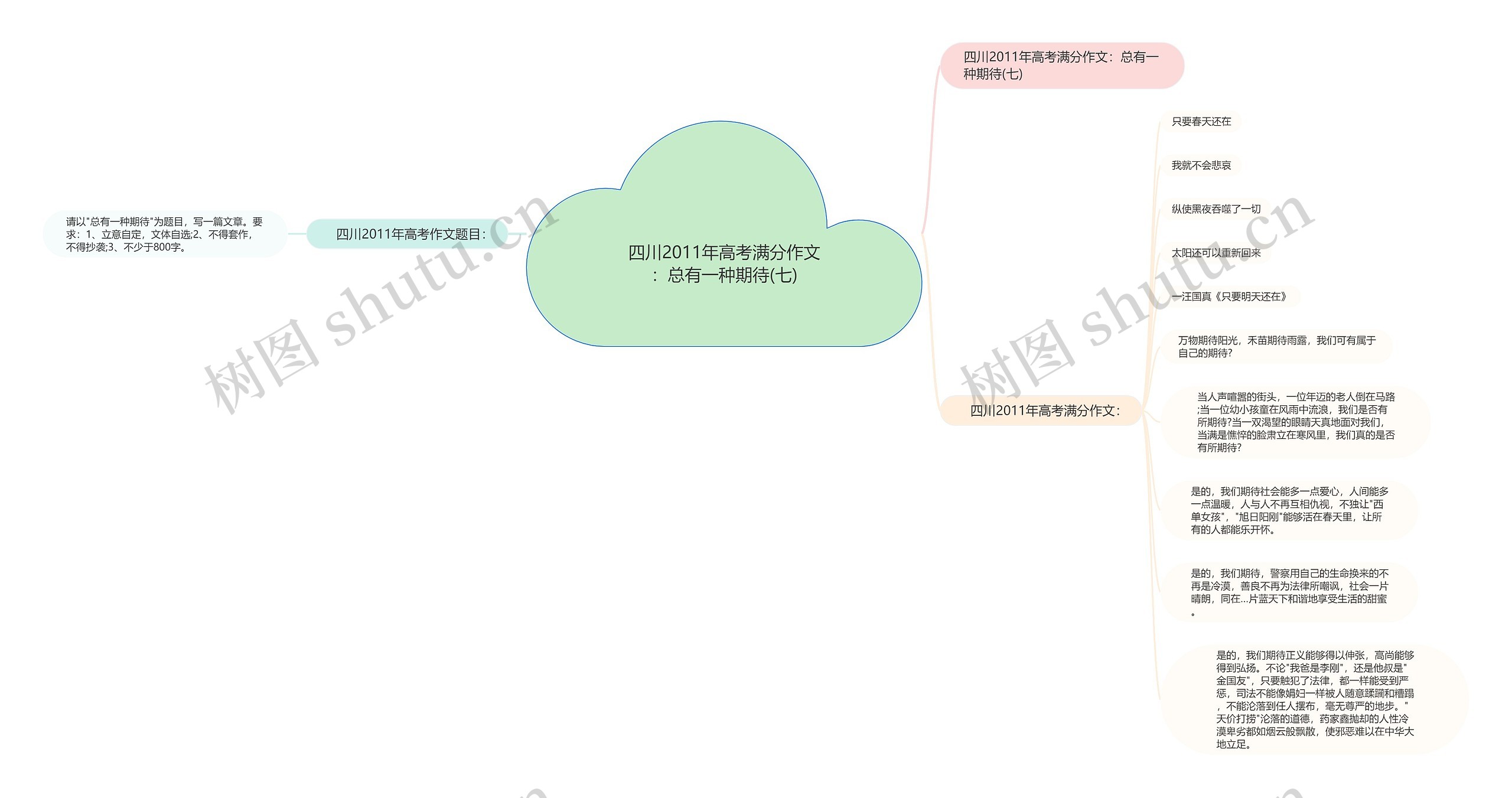 四川2011年高考满分作文：总有一种期待(七)