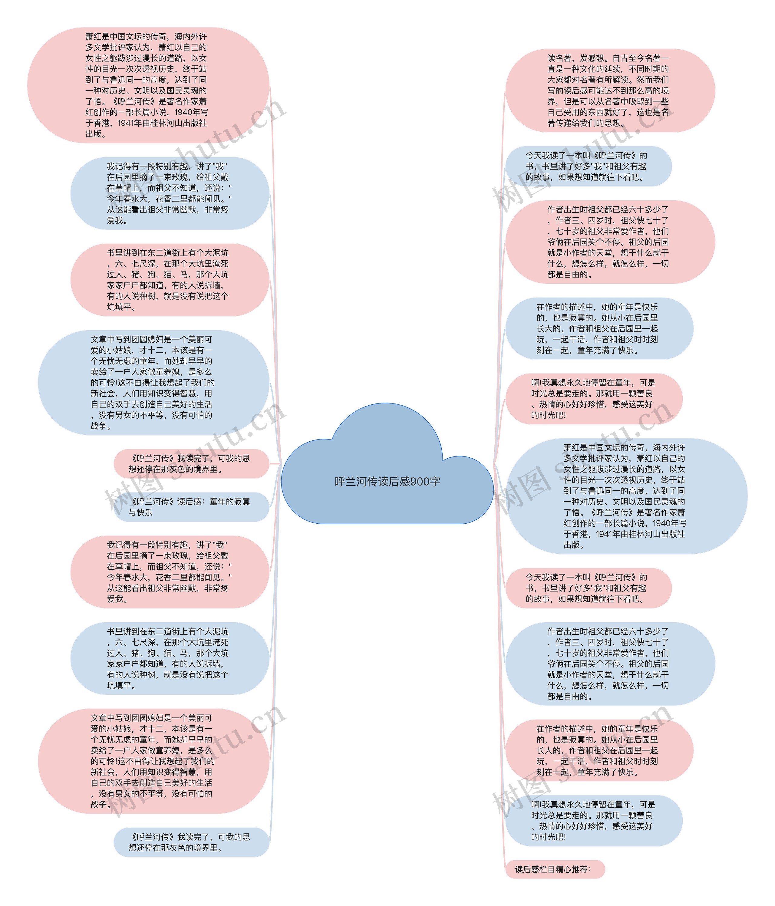 呼兰河传读后感900字