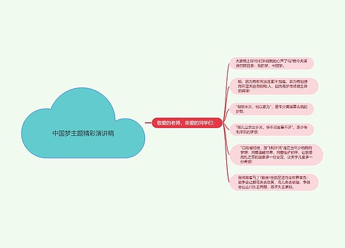 中国梦主题精彩演讲稿