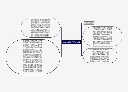 入党（积极分子）誓词