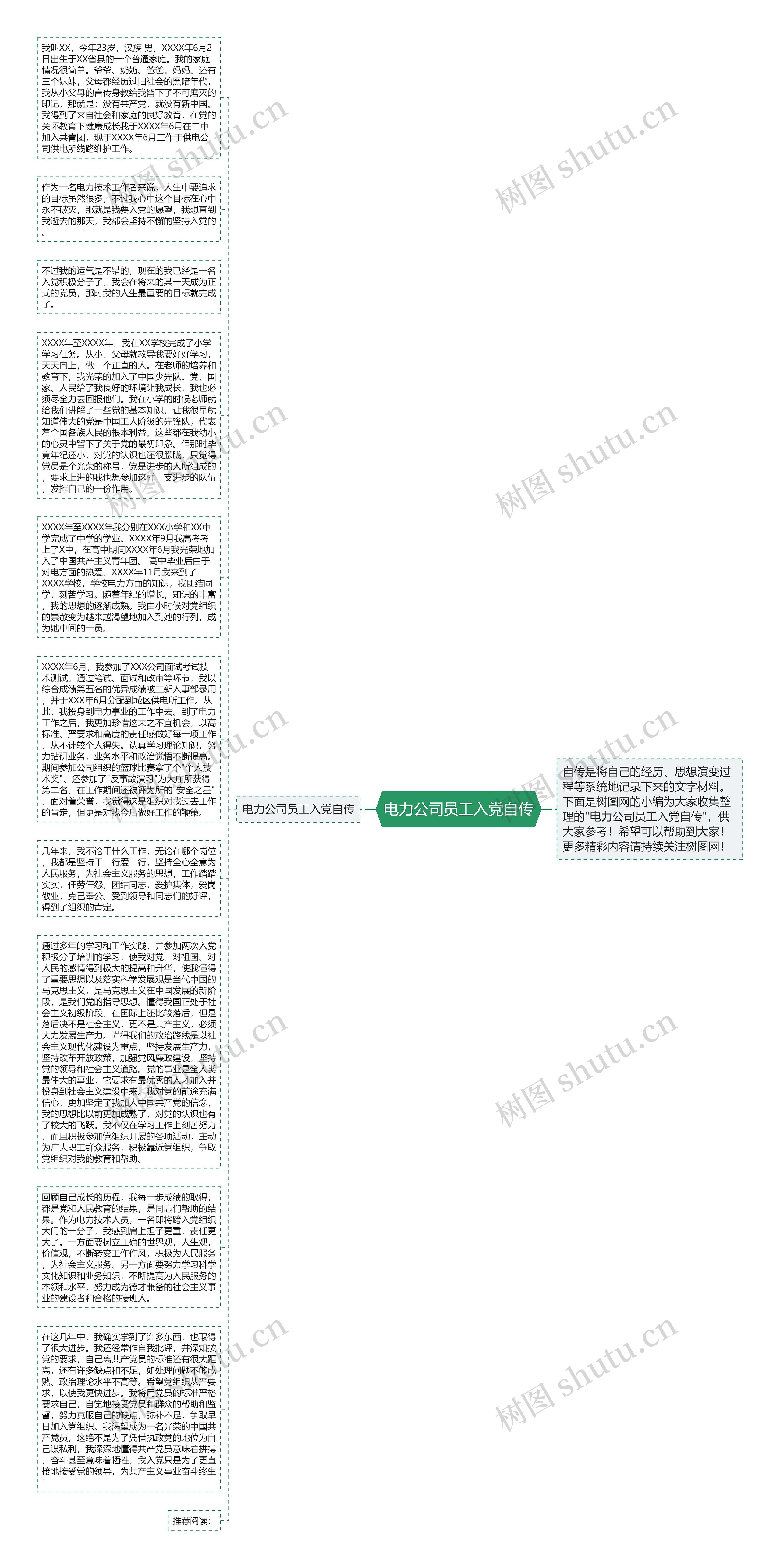 电力公司员工入党自传