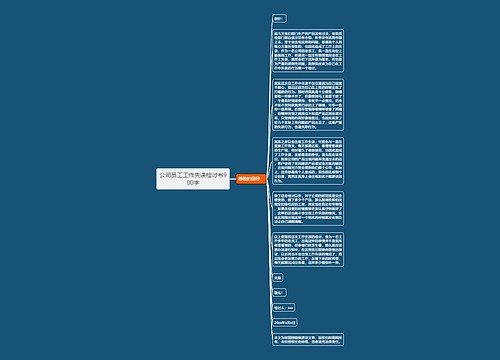 公司员工工作失误检讨书900字