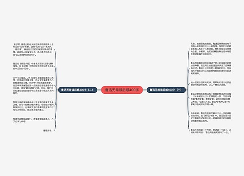 鲁迅无常读后感400字