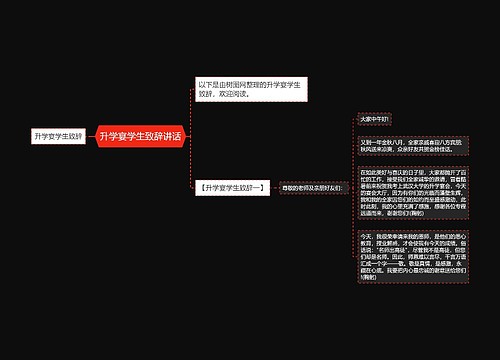 升学宴学生致辞讲话