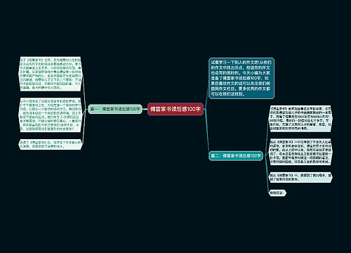 傅雷家书读后感100字