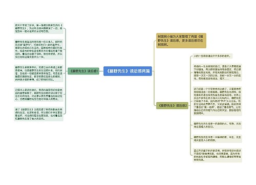 《藤野先生》读后感两篇