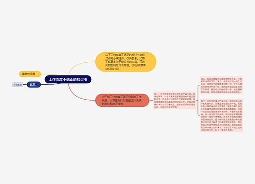 工作态度不端正的检讨书