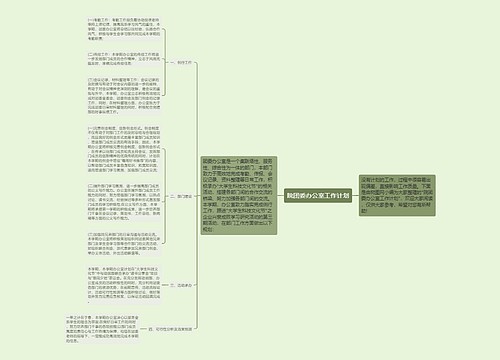 院团委办公室工作计划