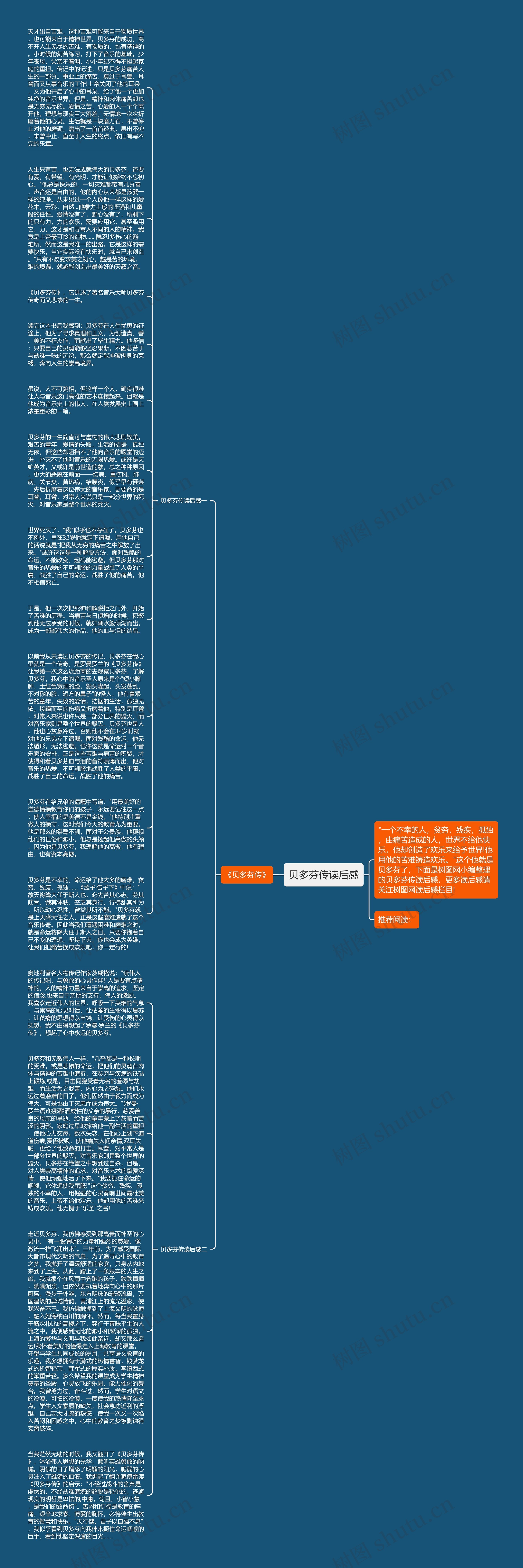 贝多芬传读后感思维导图