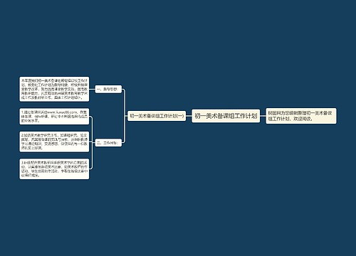 初一美术备课组工作计划