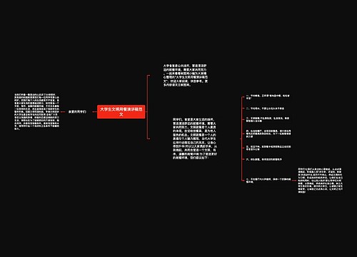 大学生文明用餐演讲稿范文