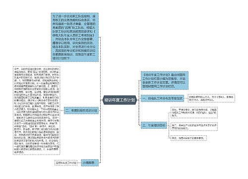 培训年度工作计划