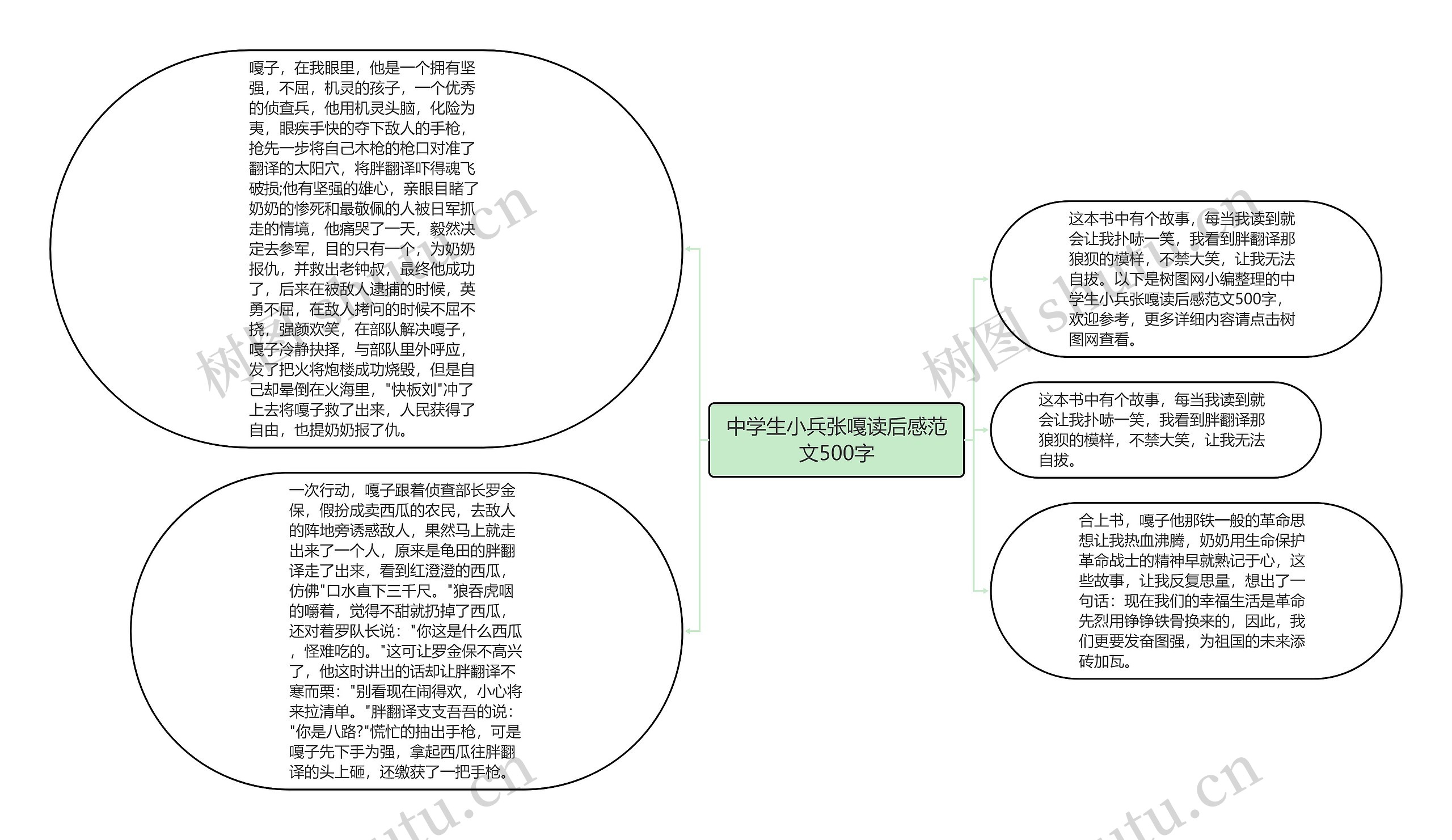 中学生小兵张嘎读后感范文500字