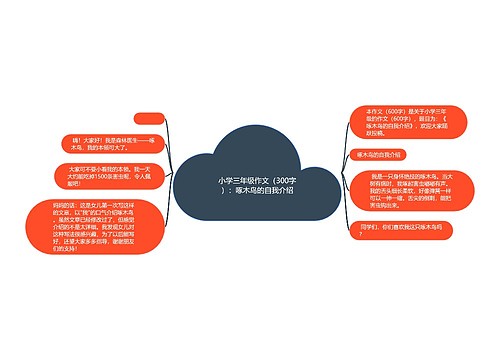 小学三年级作文（300字）：啄木鸟的自我介绍