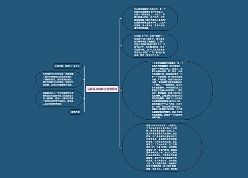 弘扬民族精神主题演讲稿