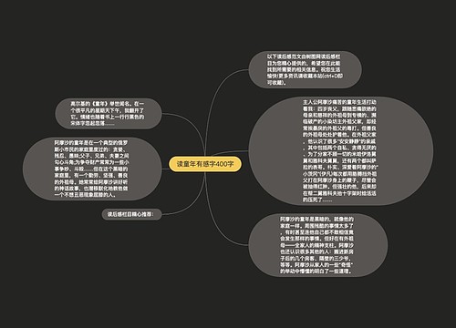 读童年有感字400字