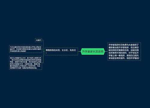 升学宴家长发言稿