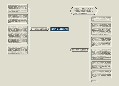 我和凡卡比童年读后感