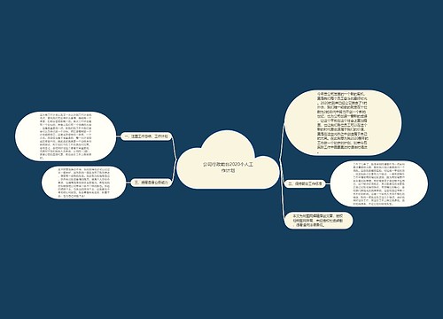 公司行政前台2020个人工作计划