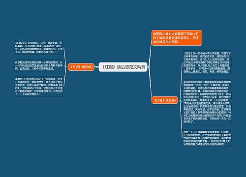 《红岩》读后感范文两篇