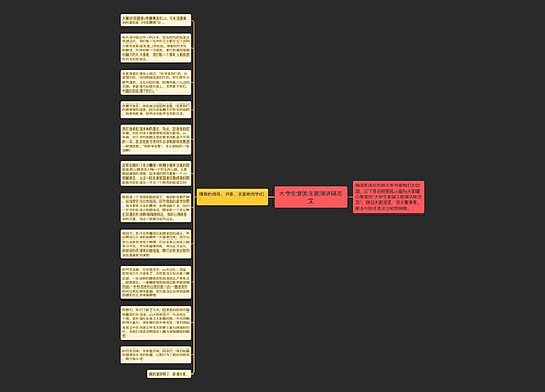 大学生爱国主题演讲稿范文