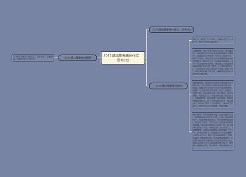 2011湖北高考满分作文：旧书(七)