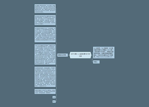2015高一入团志愿书1000字