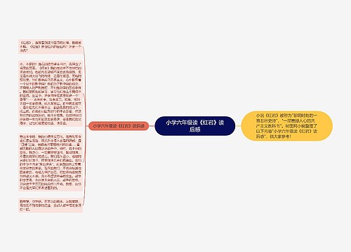 小学六年级读《红岩》读后感