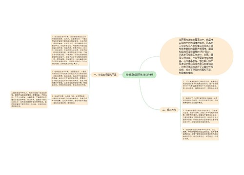 检察院领导材料分析